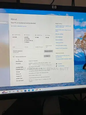 Dell CPU Laptop with HP Components, Windows 22H2