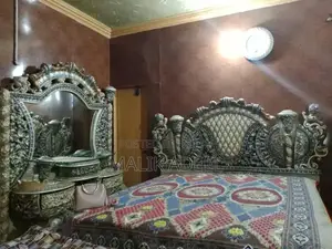 Photo - King Size Double Bed Set with Dressing Table and Side Tables