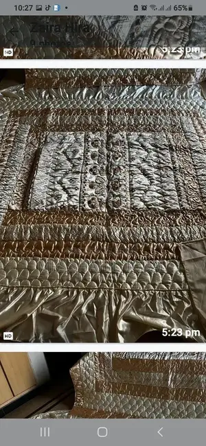 Photo - Luxury Silk Bridal 10-Piece Embroidered Bedding Set