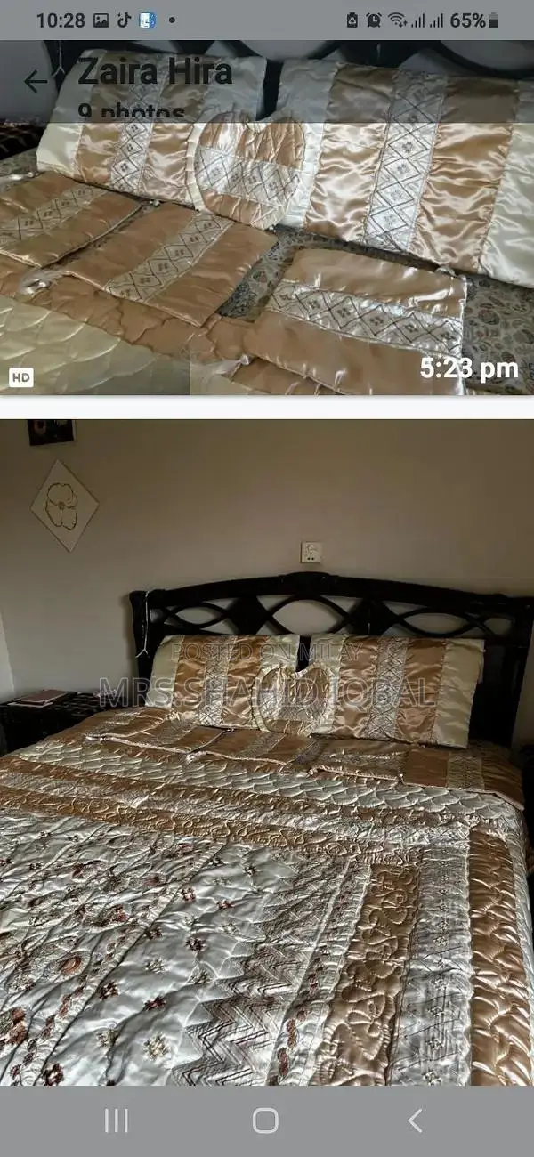 Luxury Silk Bridal 10-Piece Embroidered Bedding Set