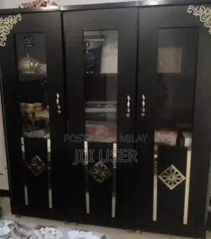 Complete Bedroom Furniture Set with Double Bed, Mattress, Cupboard, an