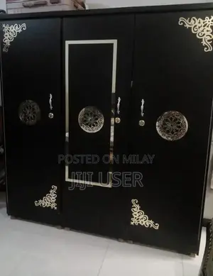 Complete Bedroom Furniture Set with Double Bed, Mattress, Cupboard, an