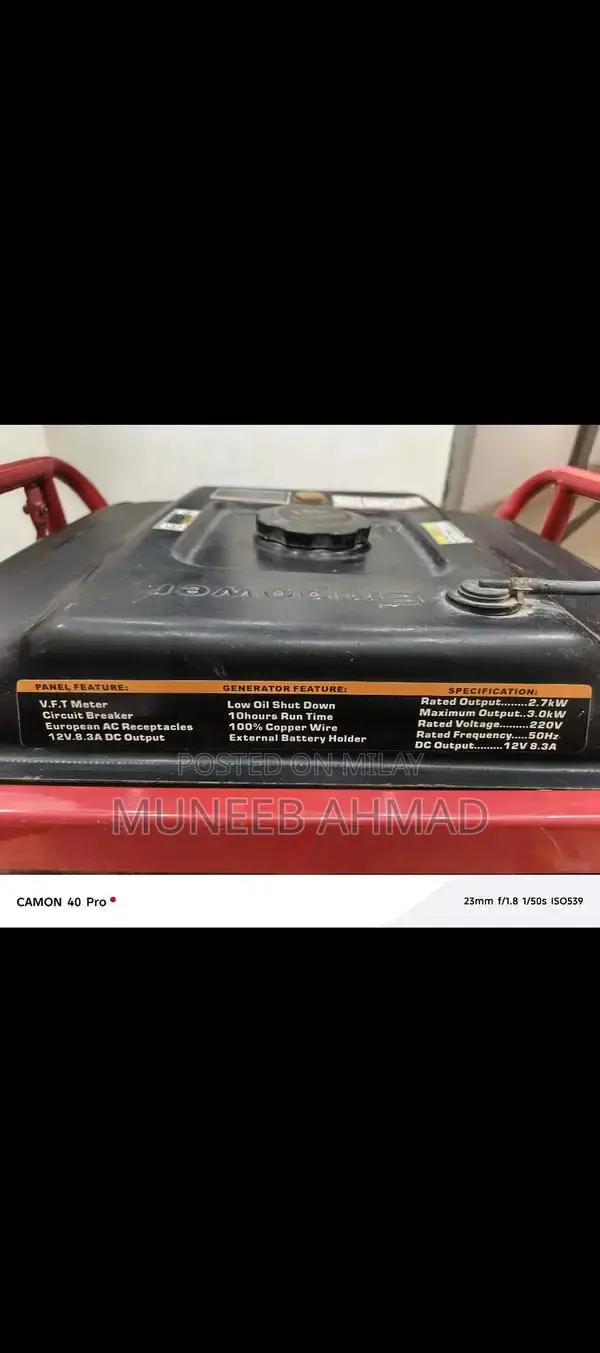 Empower 3.5kV Generator - Used Industrial Power Unit