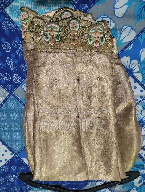 Designer Embroidered Party Dress - Elegant Formal Ghauri Work Style