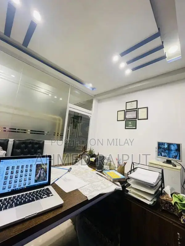 Professional Clothing and Makeup Studio Setup with Office Space