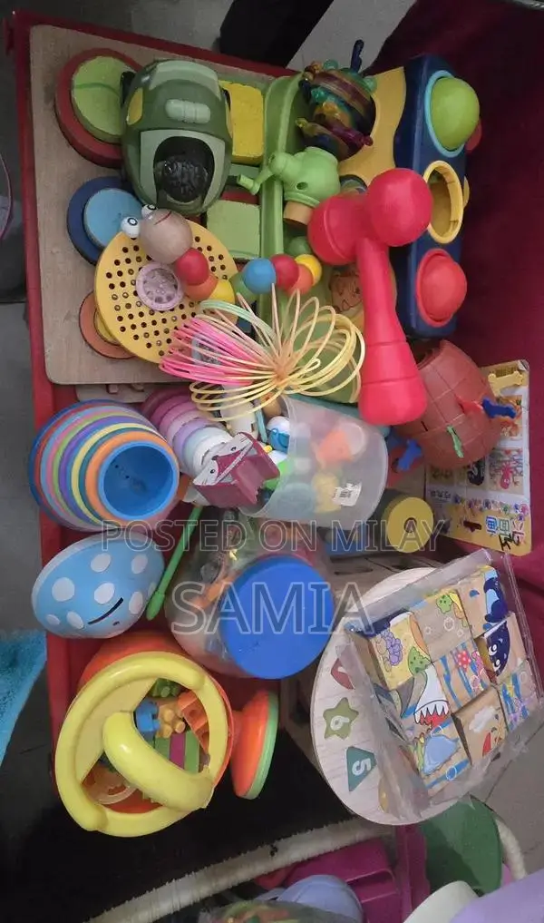 Kids Toy Bundle: Blocks, Soft Toys, Ball House, Activity Rings