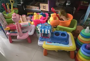 Kids Toy Bundle: Blocks, Soft Toys, Ball House, Activity Rings