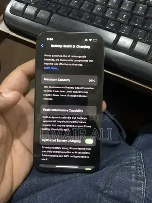 Blue 128GB Smartphone with Water Resistance