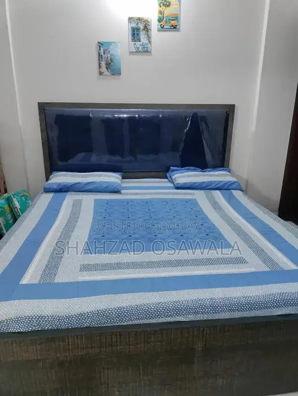 Comfortable Bed Frame with Mattress - Bedroom Furniture Set