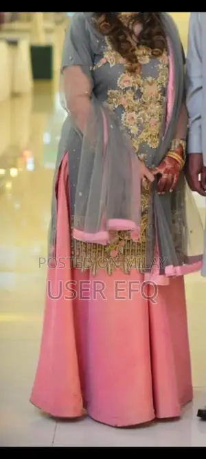 Elegant Net and Velvet Traditional Clothing Set