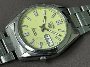 Seiko 5 Automatic Men's Stainless Steel Watch with Radion Dial - Japan