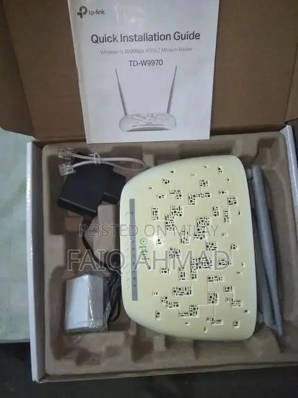 PTCL WiFi Modem Router with Accessories