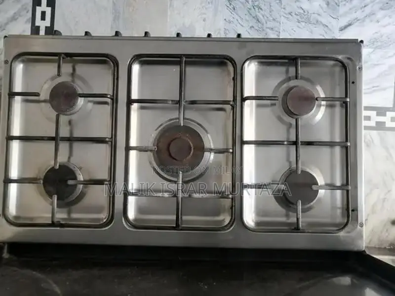 Corona 5-Burner Gas Stove with Oven and Hot Case