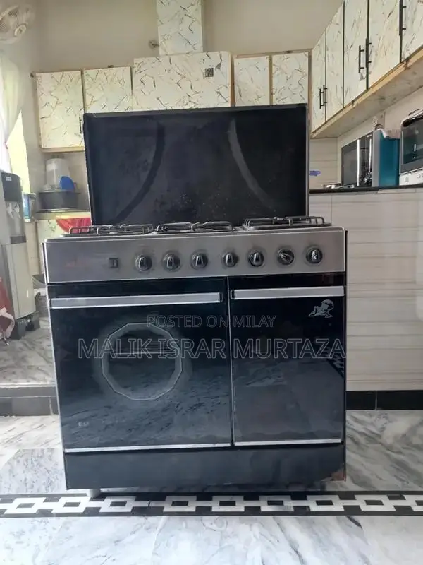 Corona 5-Burner Gas Stove with Oven and Hot Case