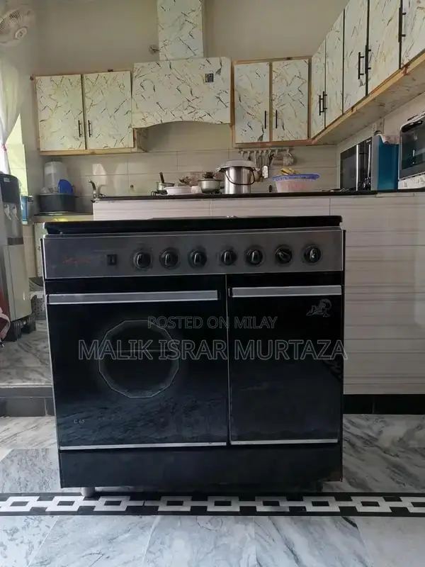 Corona 5-Burner Gas Stove with Oven and Hot Case