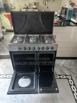 Corona 5-Burner Gas Stove with Oven and Hot Case