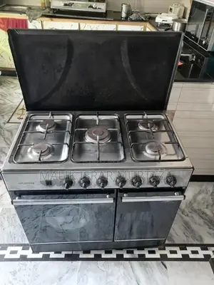 Corona 5-Burner Gas Stove with Oven and Hot Case