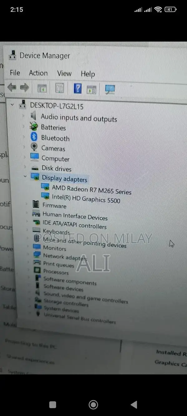 Dell Touchscreen Laptop with Core i7 5th Generation Processor
