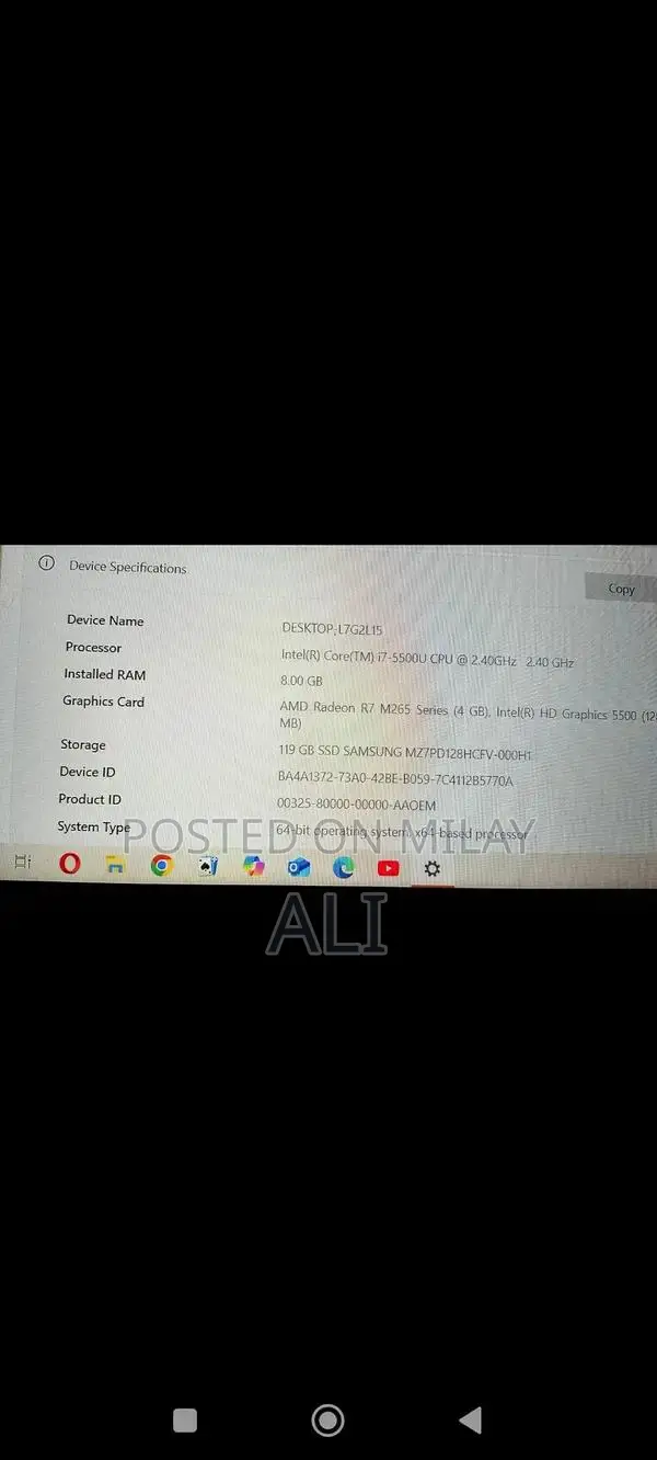 Dell Touchscreen Laptop with Core i7 5th Generation Processor