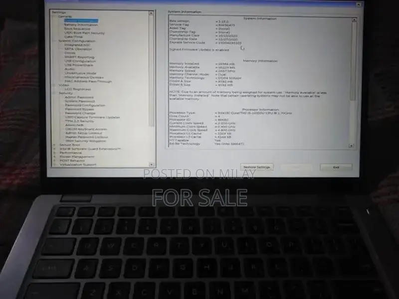 Dell Intel Core i5 Laptop - 10th Gen, High Performance Ultrabook