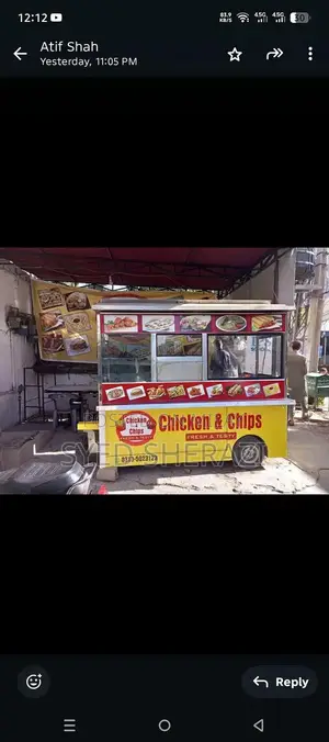 Photo - Mobile Food Cart with Grill and Fries Station