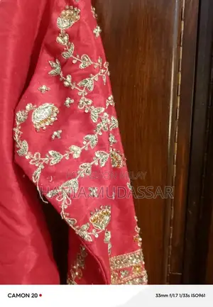 Red Bridal Lehnga and Kurti with Premium Embroidery