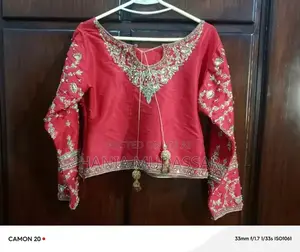 Red Bridal Lehnga and Kurti with Premium Embroidery