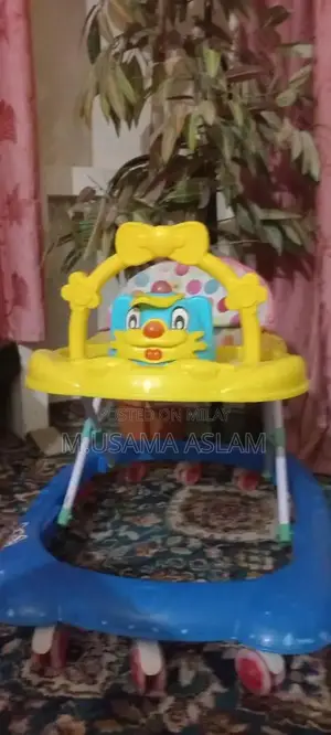 Photo - Adjustable Height Baby Walker for Infant First Steps