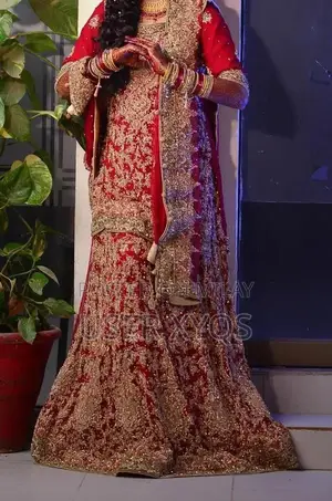 Elegant Bridal Lehenga Sharara Wedding Dress Traditional Ethnic Wear