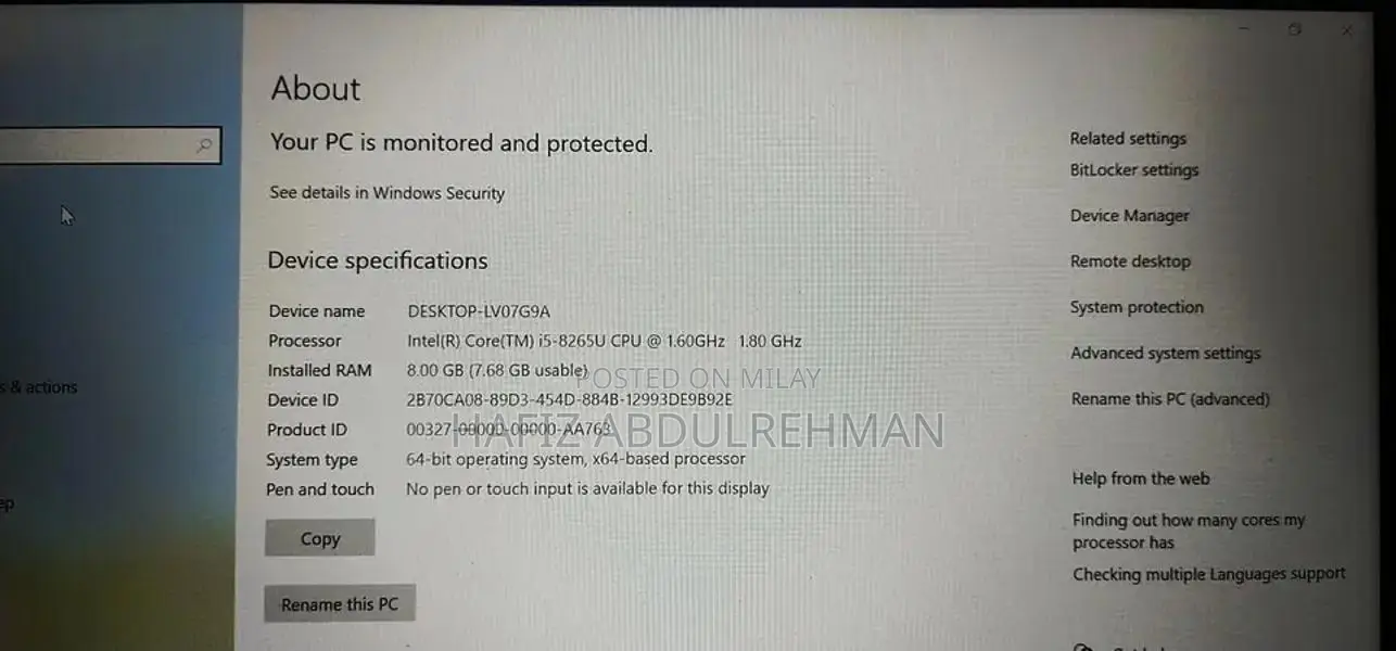 Lenovo ThinkPad E490 Business Laptop - 8th Gen Core i5