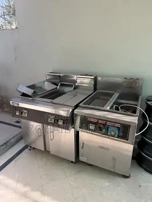 Photo - Professional Double and Single Commercial Deep Fryer Kitchen Appliance