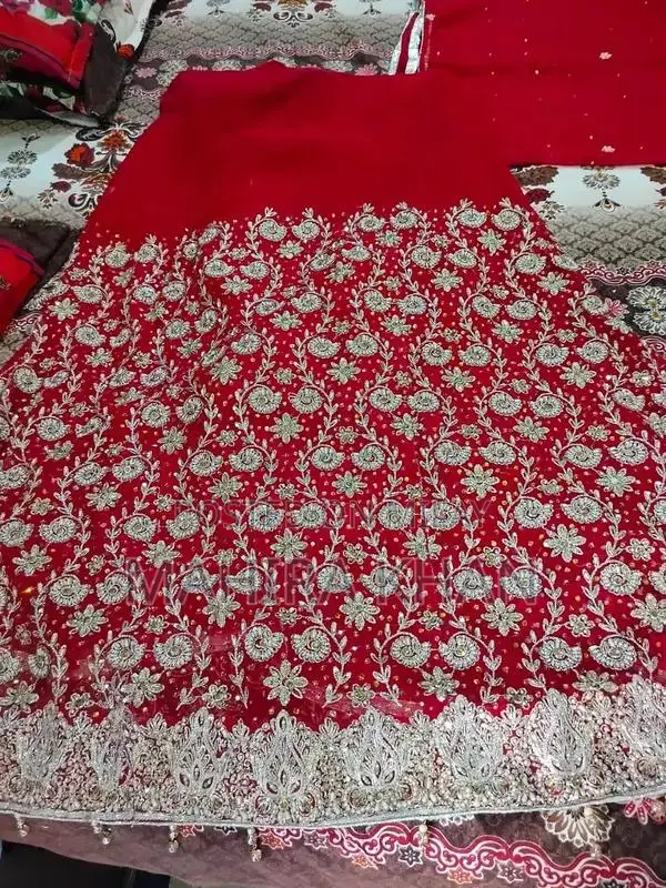 Elegant Bridal Lehnga with Matching Shoes and Purse