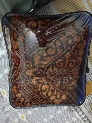 Photo - Double Bed Sheet Set with Pillow Covers and Sofa Cushion Cover