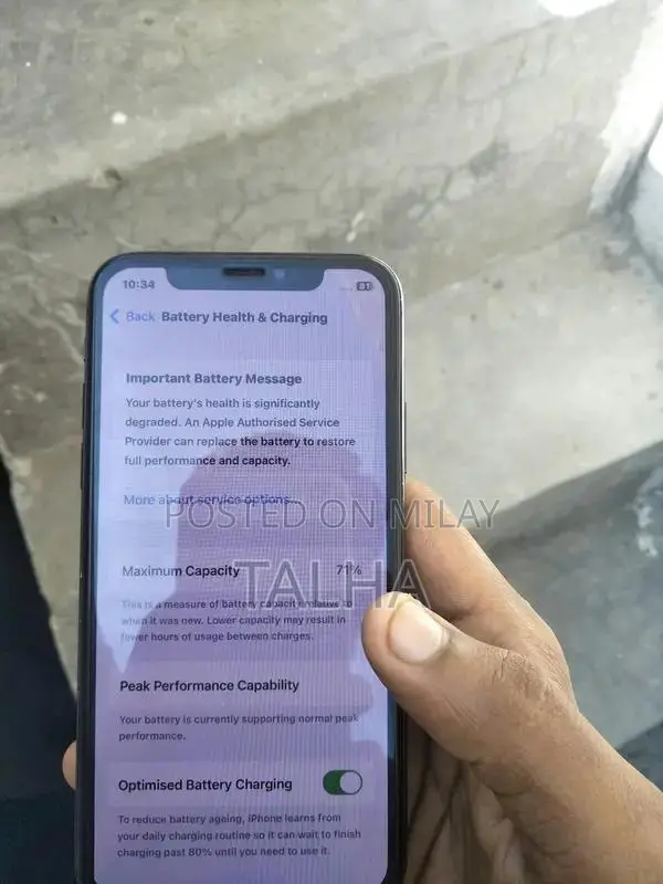 Apple iPhone X Smartphone with Face ID and 64GB Storage