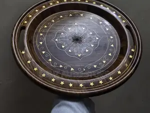 Vintage Wooden Decorative Plate or Serving Tray