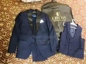 Elegant Three-Piece Valima Formal Wear Coat and Pants Set