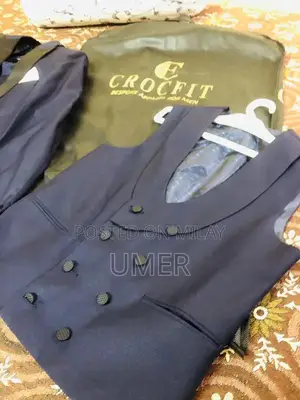 Elegant Three-Piece Valima Formal Wear Coat and Pants Set