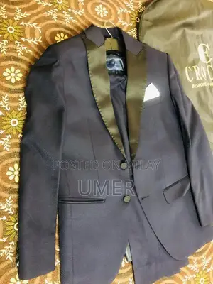 Elegant Three-Piece Valima Formal Wear Coat and Pants Set