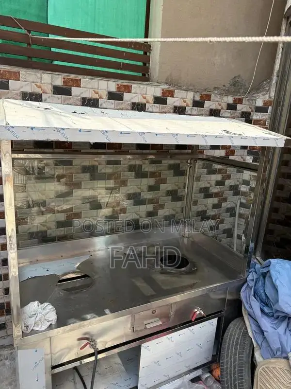 Commercial Food Stall for Biryani, Burgers, Fries, and Soup