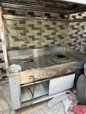 Commercial Food Stall for Biryani, Burgers, Fries, and Soup