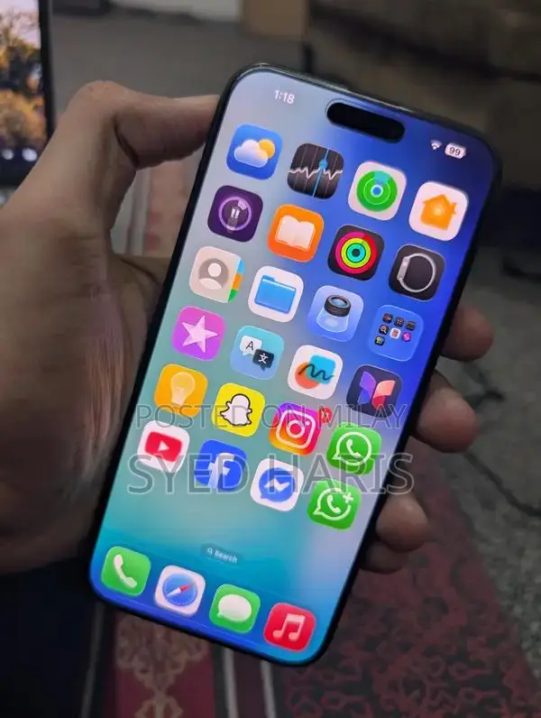 Apple Titanium Smartphone Pro Flagship Model