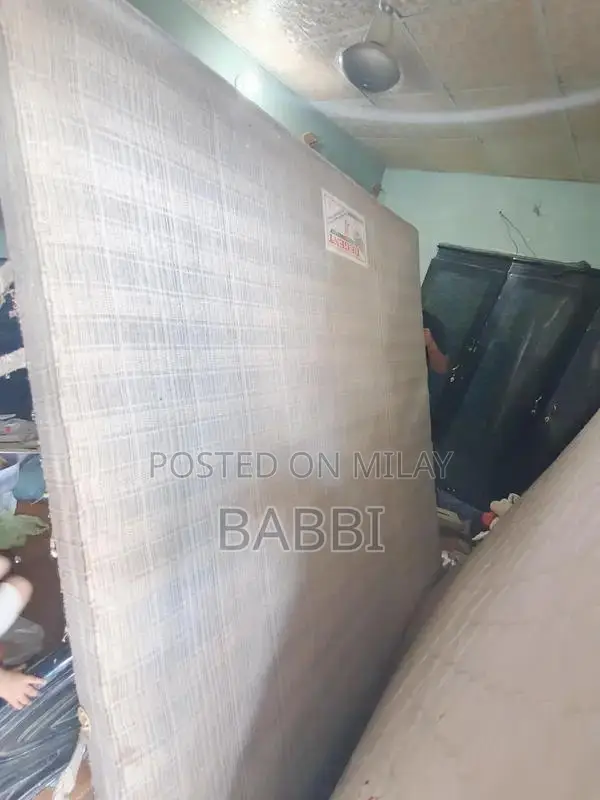 King Size Wooden Bed with Storage Cupboard and Showcase