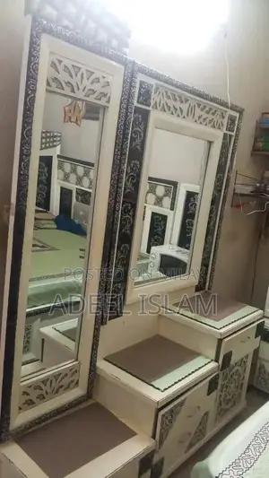 Wooden Dressing Table with Storage