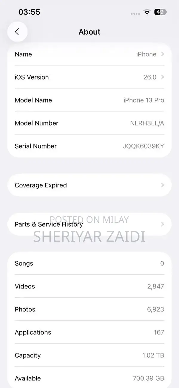 Apple iPhone 13 Pro 1TB Ultra Storage Flagship Smartphone