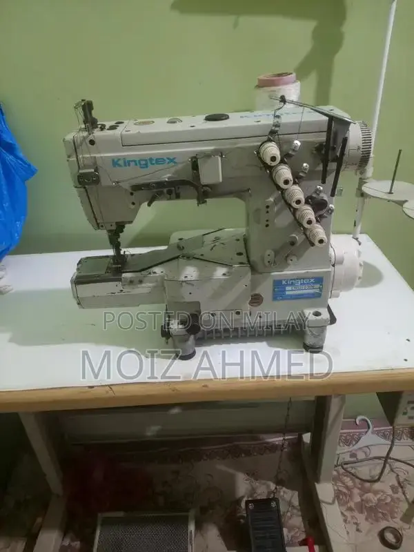 Kingtex Flate Lock Industrial Textile Sewing Machine