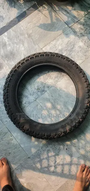 Photo - Motorcycle Tire Set - Rear 110/90-17 and Front 2.50-17
