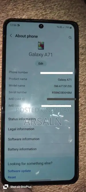 Galaxy A71 Dual SIM Smartphone with Large Storage
