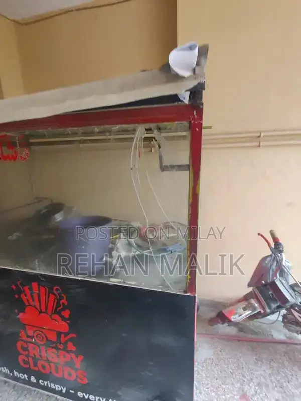 Portable Food Cart for Fries and Burger Selling