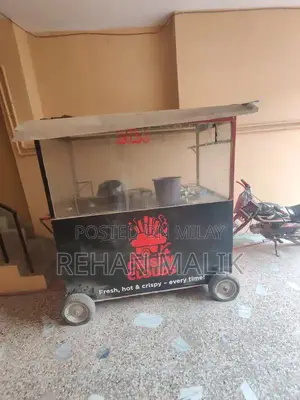 Portable Food Cart for Fries and Burger Selling