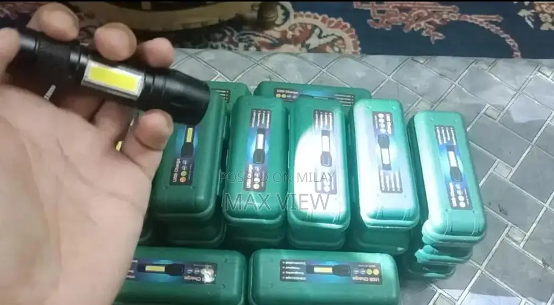 LED Portable Charging Torch with Dual Lighting Modes